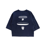ターンダウンスウェット半袖Tシャツ(UNISEX)_SYS3TS05NV