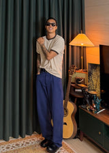 Cotton wide Color Pants 2COLOR