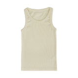 [prts made] plan ribbed sleeveless top (6colors)