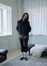 Vintage Crop Jacket (Black)