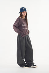 Gaussian off-shoulder tee