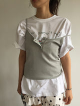 ミニカーオーバーフィットTシャツ (2color)