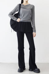 Seine Layered Bootcut Pants