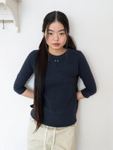 コンフィ 3/4スリーブT (NAVY)