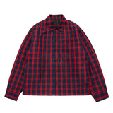 24FW BASIC LOGO CHECK QUILTING COACH JACKET RED