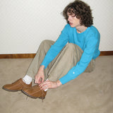 ファジー Men 0021. ステッチレースアップ - 4colors