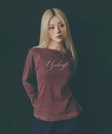 ピグメント ボタン ヘンリー ロングスリーブ [Vintage burgundy]