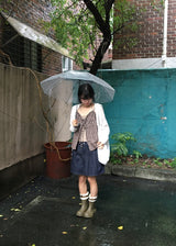 Fine Summer Linen V-Neck Loose-Fit Cardigan