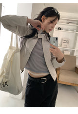 SHEER PUFF BLOUSE (4C)