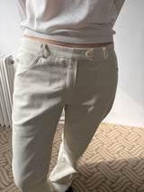 スラップ ボタン パンツ