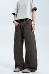 Washed Street Loose Fit Jeans
