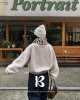 [ORIGINAL] Cable Wool Fleece Jumper
