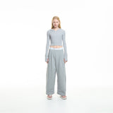 slim hooded top