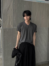 (Copy of) Board Layering Half T-shirt (round-neck)