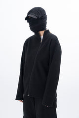 Lilia Curve Golji Knit Zip-Up