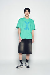 25SS SOLO RABBIT ALIEN SHORT SLEEVE T-SHIRT LIGHT GREEN