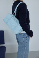 compact duffle bag (sky blue)