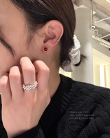 レッドキャンディーピアス