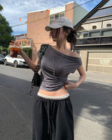 [ORIGINAL] エレンオフショルダーTシャツ