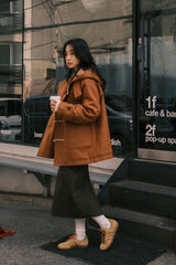 WOOL MID DUFFEL COAT