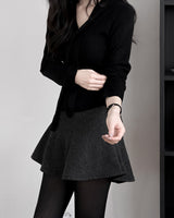 Pellong flared mini skirt (including underpants)
