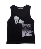 ティースノースリーブTシャツ Black