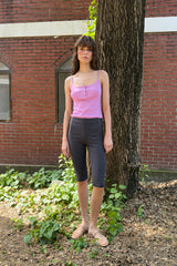 HENLEY BUTTON CAMISOLE - PINK