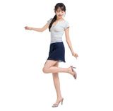 ROSY MIDI SKIRT [NAVY]