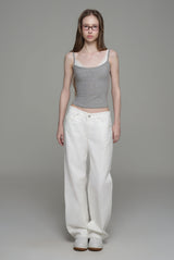 Sunday morning straight low jeans, Pure White