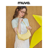 muva.スモール ホーンシェイプ レザー 2WAYバッグ