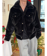 [F/W] Mink fur trucker jacket