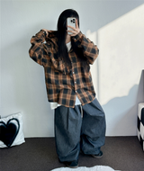 4000SOLD DENIM PINTUCK PANTS