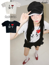 アイラブヴィンテージ半袖ニット Tシャツ