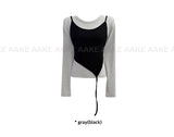 [SET] DUAL LAYER LONGSLEEVE