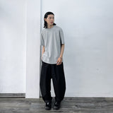 Structured Paneled Oversized Tee