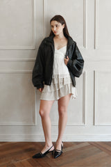 Ariel flare skirt (beige)