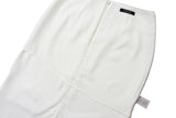 Lisha wrap long skirt (white)