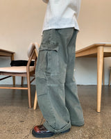 ディープダイコットンカーゴパンツ