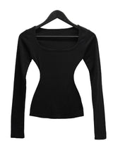 Body Slim Deep Square Tee
