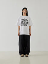 Chrome Logo Tee (White)