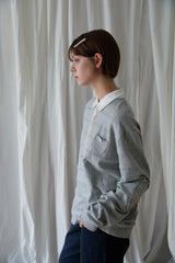 STRIPE ELBOW PATCH POLO 