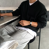 Urban Lambs Wool Overfit V-Neck Knit