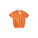 LMN Saint Cool Linen Round Short-Sleeved Knitwear (14 colors)