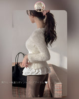 Layered mini skirt