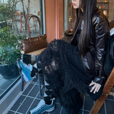 Argyle check pattern knee socks(3color)