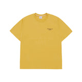 24FW ピクセルベーシックロゴショートスリーブTシャツマスタード