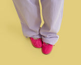 Vivid color pants (purple)