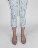 FLOWER BUTTON MIDI LEGGINGS