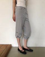 ティルト ロールアップ カプリ パンツ