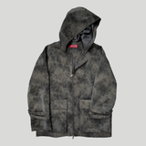CLOUDY LEATHER HOOD JACKET